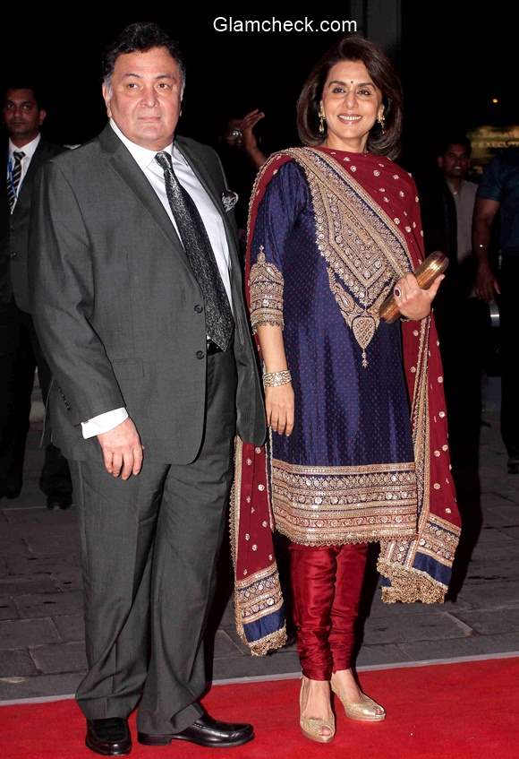 Rishi Kapoor with wife Neetu Singh 2015