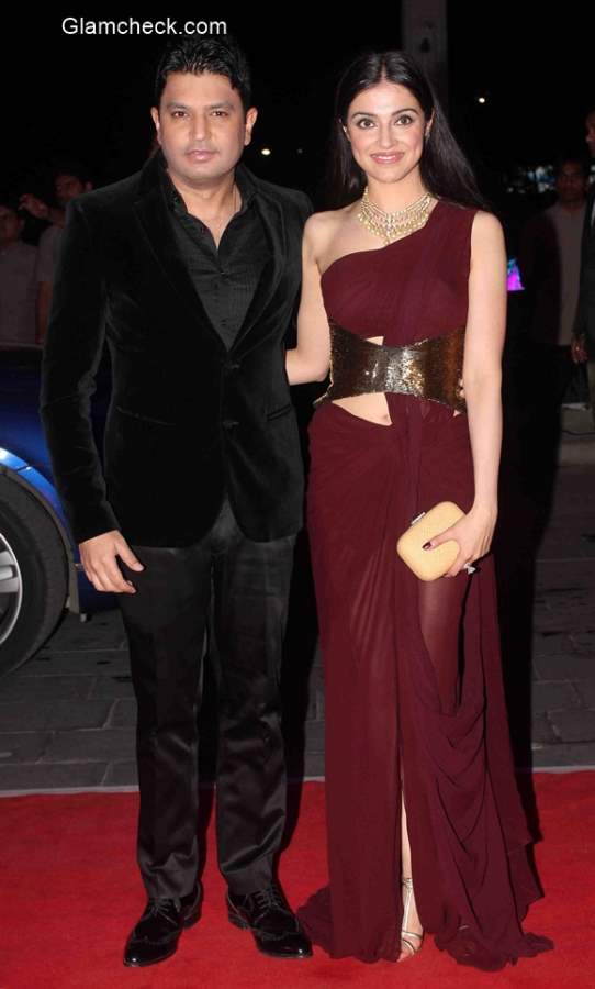 filmmaker Bhushan Kumar with wife Divya Khosla