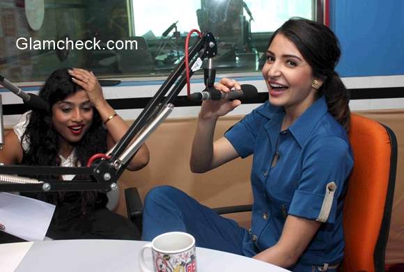 Anushka Sharma promotes film NH10 at Red FM studio