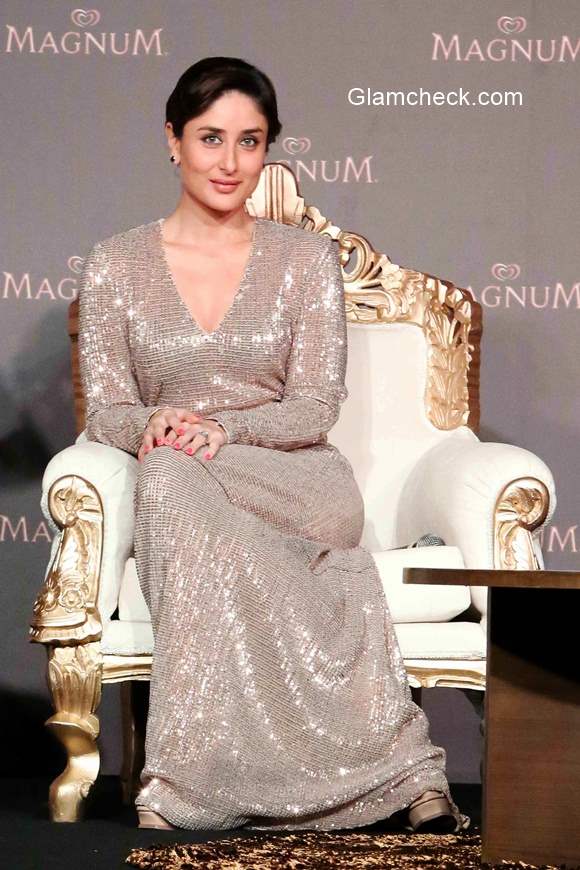 Kareena Kapoor at the New Delhi launch of Magnum ice-creams