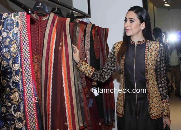 Karisma Kapoor 2015 at designer Anjali Jain’s store launch