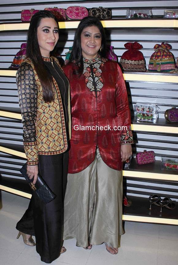 Karisma Kapoor at designer Anjali Jains store launch