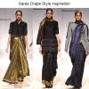 Saree Drape Style inspiration – Amalraj Sengupta collection at Amazon India Fashion Week 2015