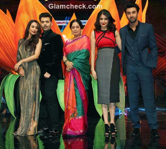 Bombay Velvet at the sets of Indias Got Talent 6