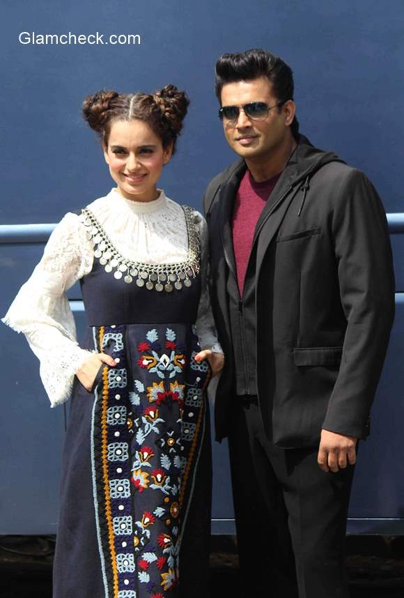 Kangana Ranaut and R Madhavan at grand finale of Master Chef India 4