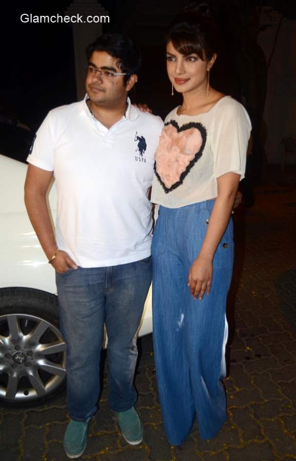 Priyanka Chopra with her brother