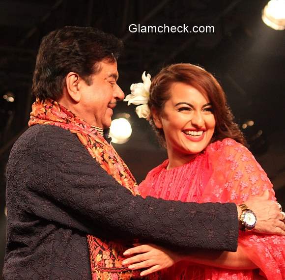 Shatrughan Sinha with daughter Sonakshi Sinha