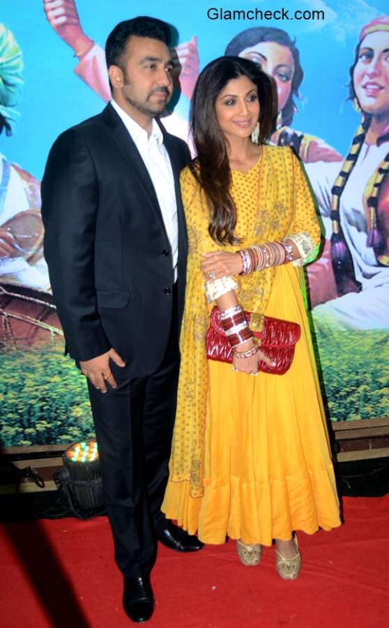 Shilpa Shetty with husband Raj Kundra