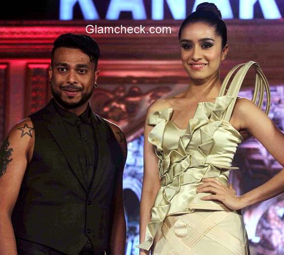 Shraddha Kapoor walks the ramp for Ken Ferns