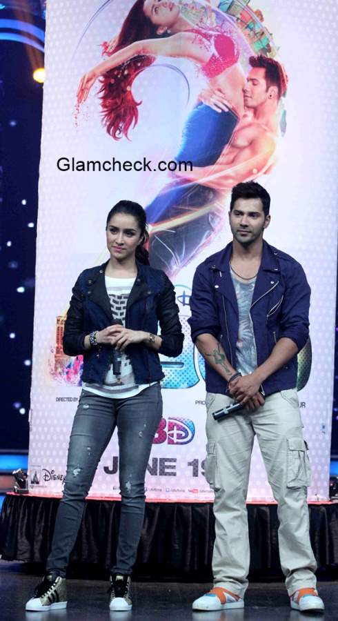 Varun Dhavan Shraddha Kapoor promote Any Body Can Dance 2 movie