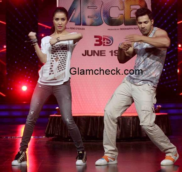 Varun Dhavan Shraddha Kapoor promote Any Body Can Dance 2