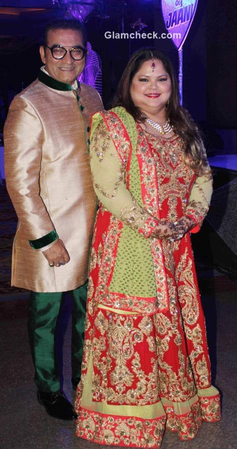 Abhijeet Bhattacharya with wife Sumati anniversary celebration