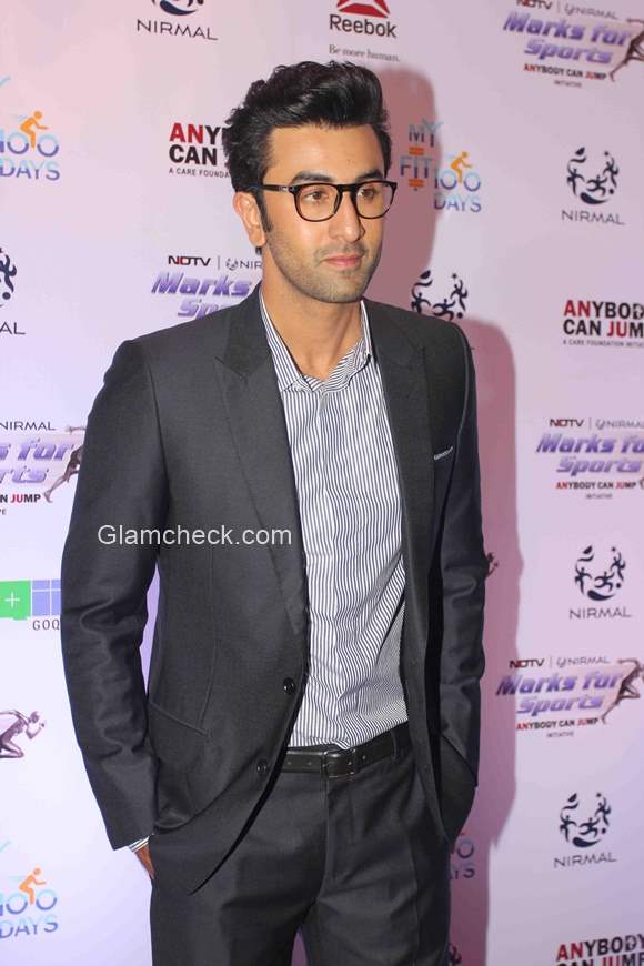 Ranbir Kapoor at the launch of Fit India Movement