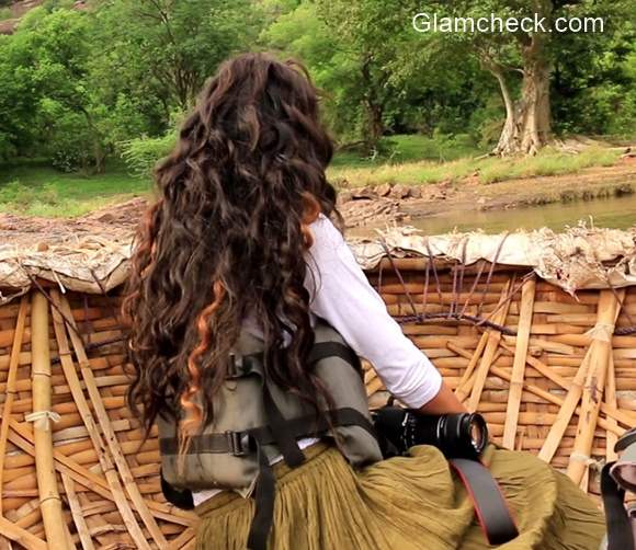 Curly Hairstyles for Nature Camping