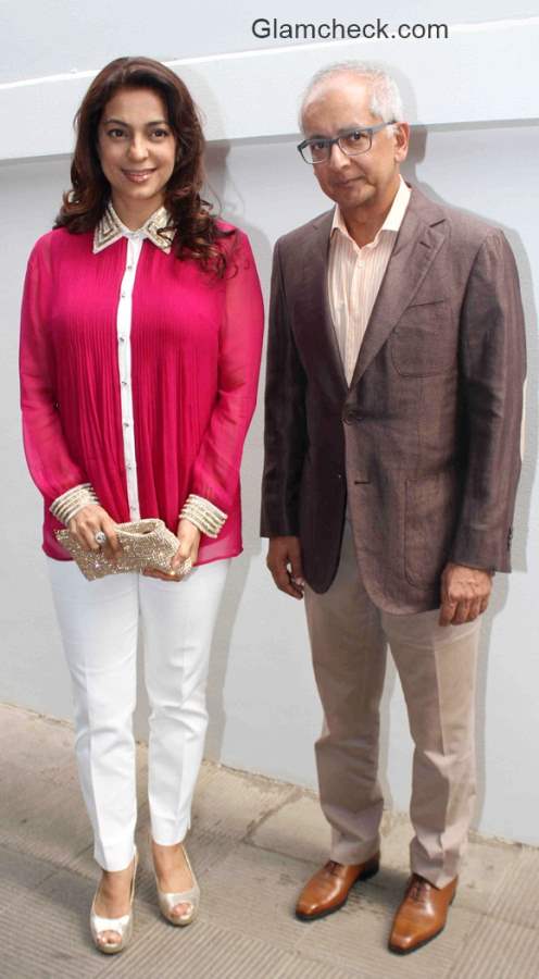 Juhi Chawla with husband Jay Mehta