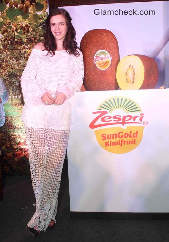 Kalki Koechlin unveils the Zespri SunGold Kiwifruit in Mumbai