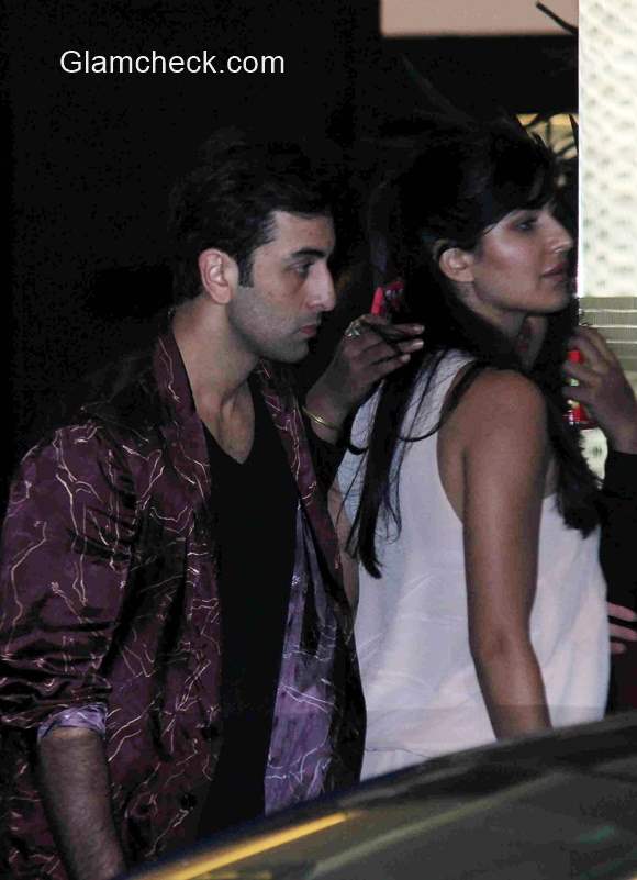 Ranbir Kapoor and Katrina Kaif at Arjun Kapoor birthday party