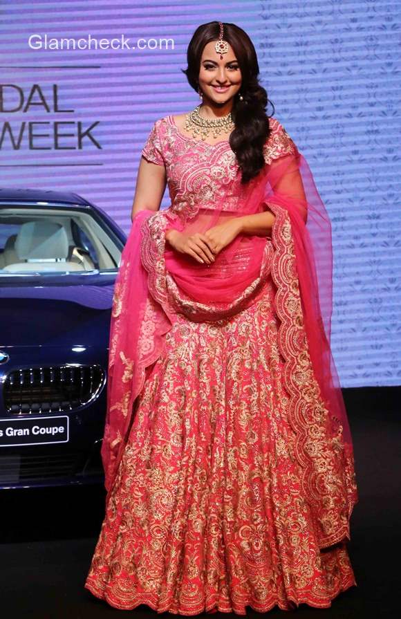 Sonakshi Sinha at BMW India Bridal Fashion Week 2015