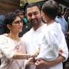 Aamir Khan wife Kiran Rao with son Azad Rao Khan