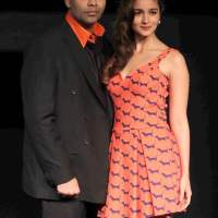 Karan Johar and Alia Bhatt at Colors Infinity and Colors Infinity HD Launch