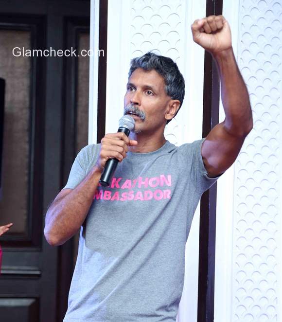 Milind Soman announces Pinkathon 2015