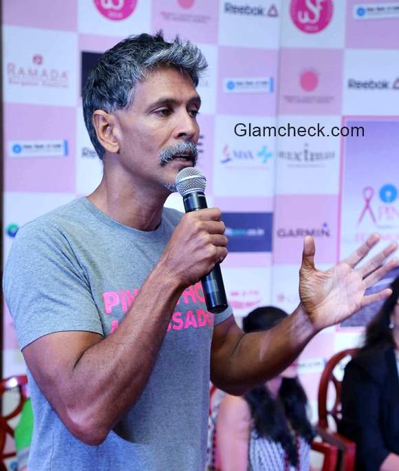 Milind Soman announces Pinkathon India biggest Women run