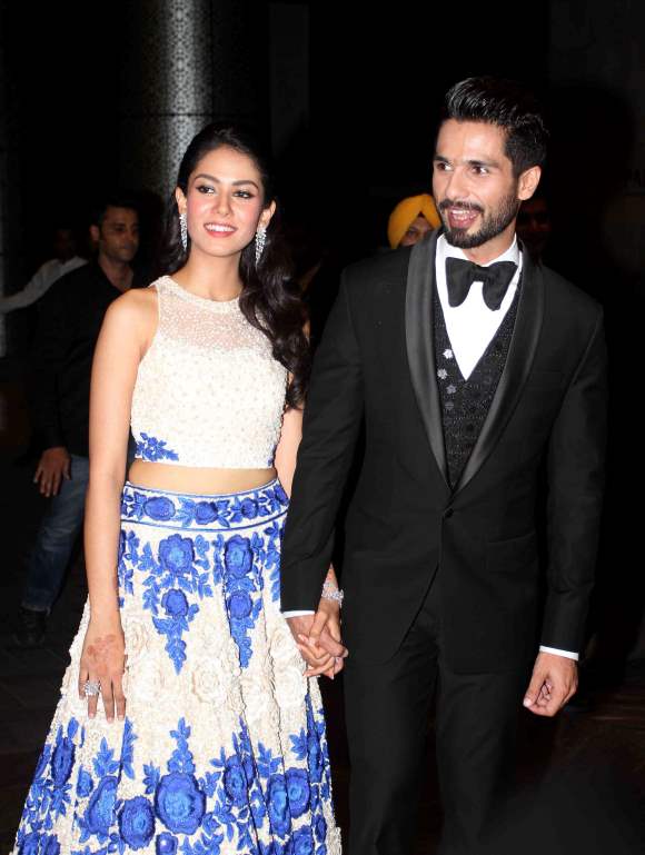 Shahid Kapoor Mira Rajput Reception