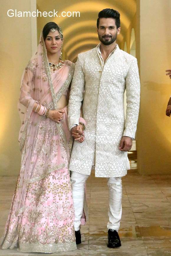 Shahid Kapoor And Mira Rajput Wedding Pictures — Indian Fashion