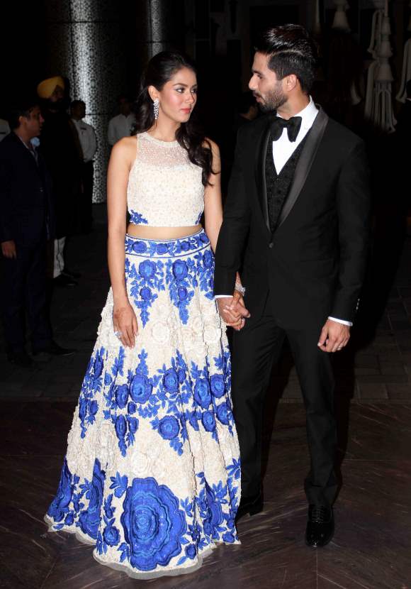 Shahid Kapoor Mira Rajput Wedding Reception pictures