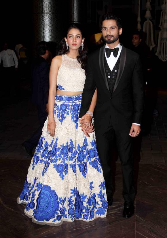 Shahid Kapoor and Mira Rajput’s grand Wedding Reception — Indian Fashion