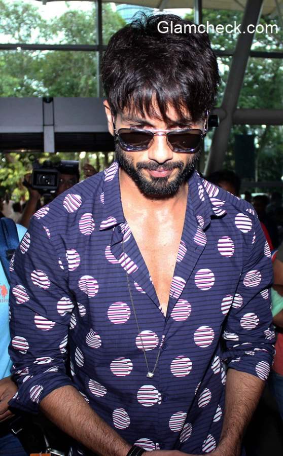 Shahid Kapoor at Mumbai Airport