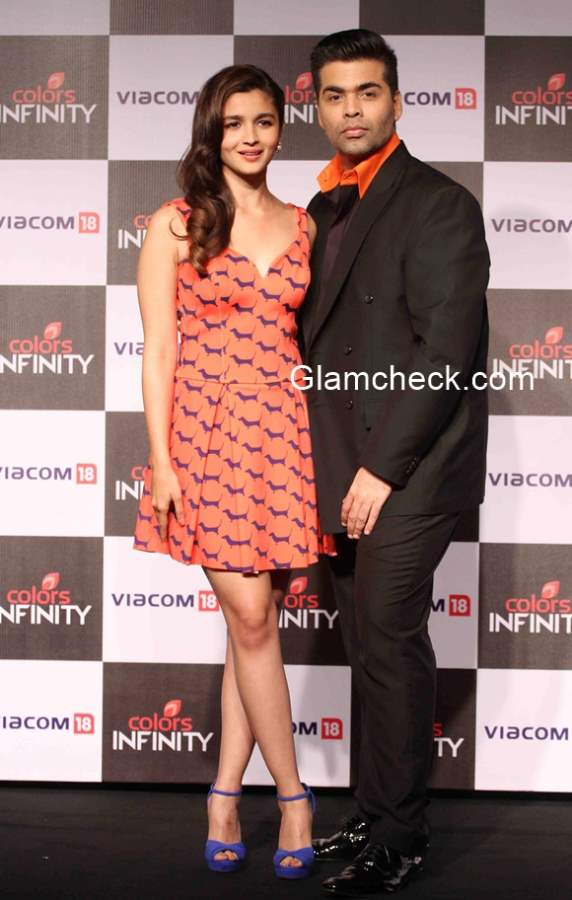 Television channels Colors Infinity and Colors Infinity HD launched by Karan Johar and Alia Bhatt