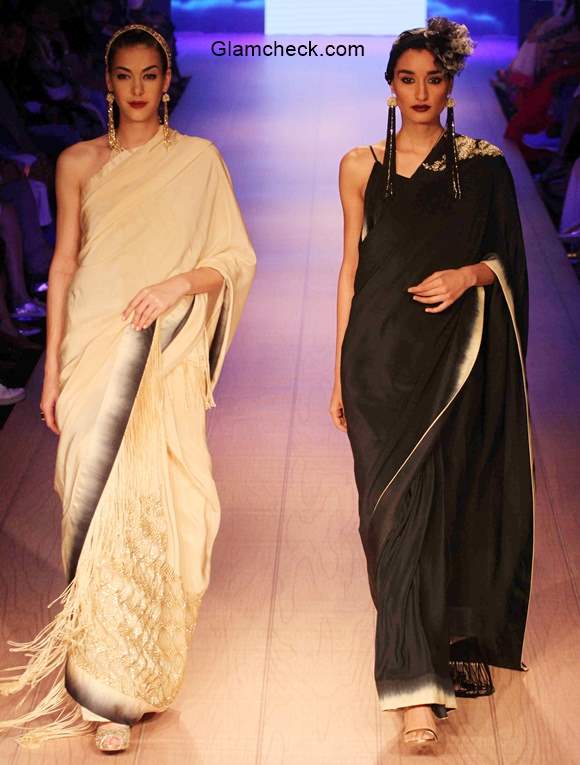 Plain Sarees - Styling for the Festive Season