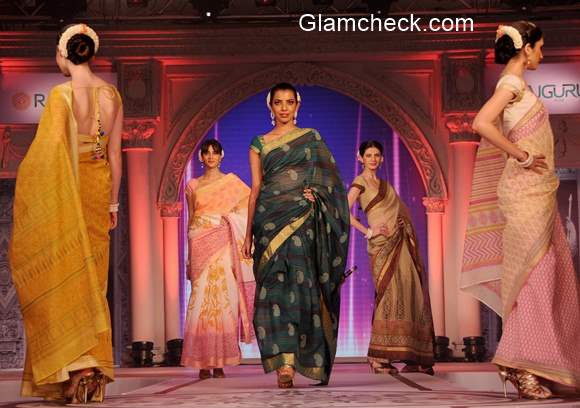 Traditional Saree look for Ganesh Chaturthi