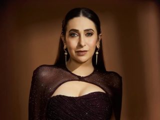 Karisma Kapoor in Deep-Plum outfit at Indias Best Dancer Season 5 Awards Night