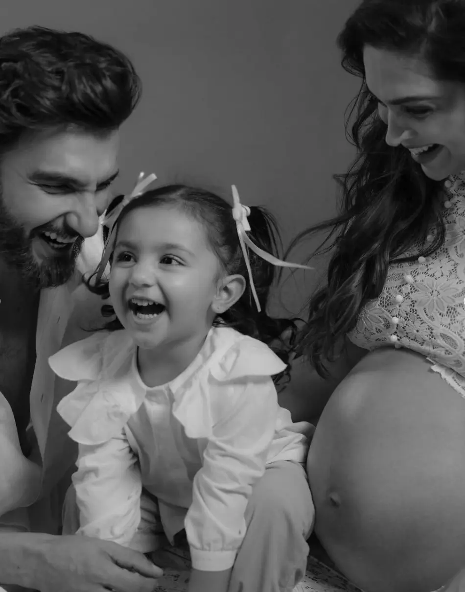 Deepika Ranveer Family Photoshoot daughter Dua turns 2