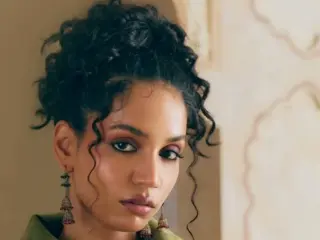 Adidas India Styles the Tang Jacket With Athiiya’s Sculptural Jewellery