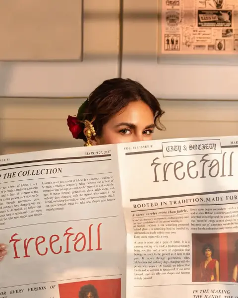 Huma Qureshi Launches Freefall Saree Label With Dressfolk