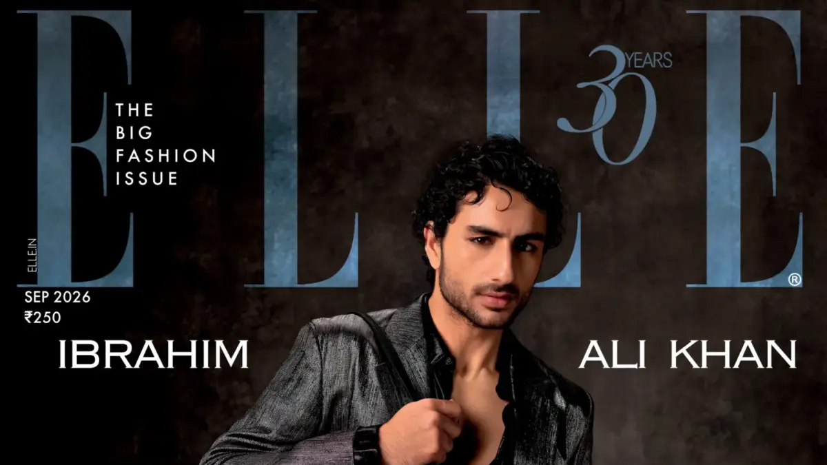 Ibrahim Ali Khan on the ELLE India Cover