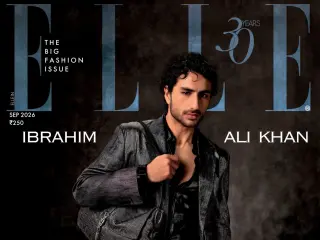 Ibrahim Ali Khan on the ELLE India Cover
