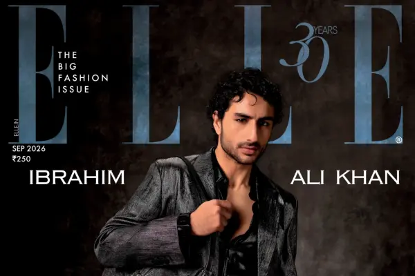 Ibrahim Ali Khan on the ELLE India Cover
