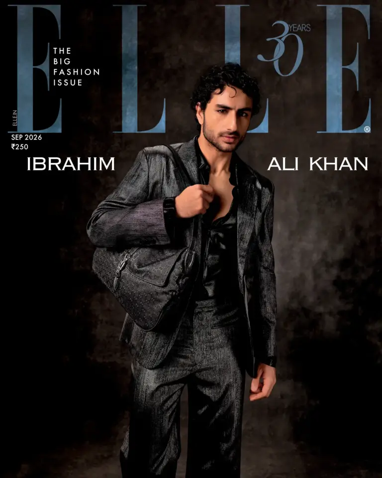 Ibrahim Ali Khan on the ELLE India Cover