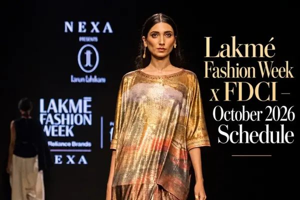 Lakmé Fashion Week x FDCI October 2026: Delhi Schedule