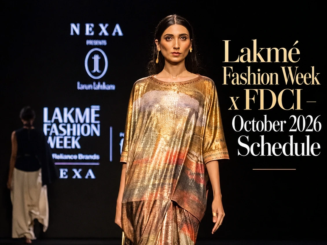 Lakmé Fashion Week x FDCI October 2026: Delhi Schedule