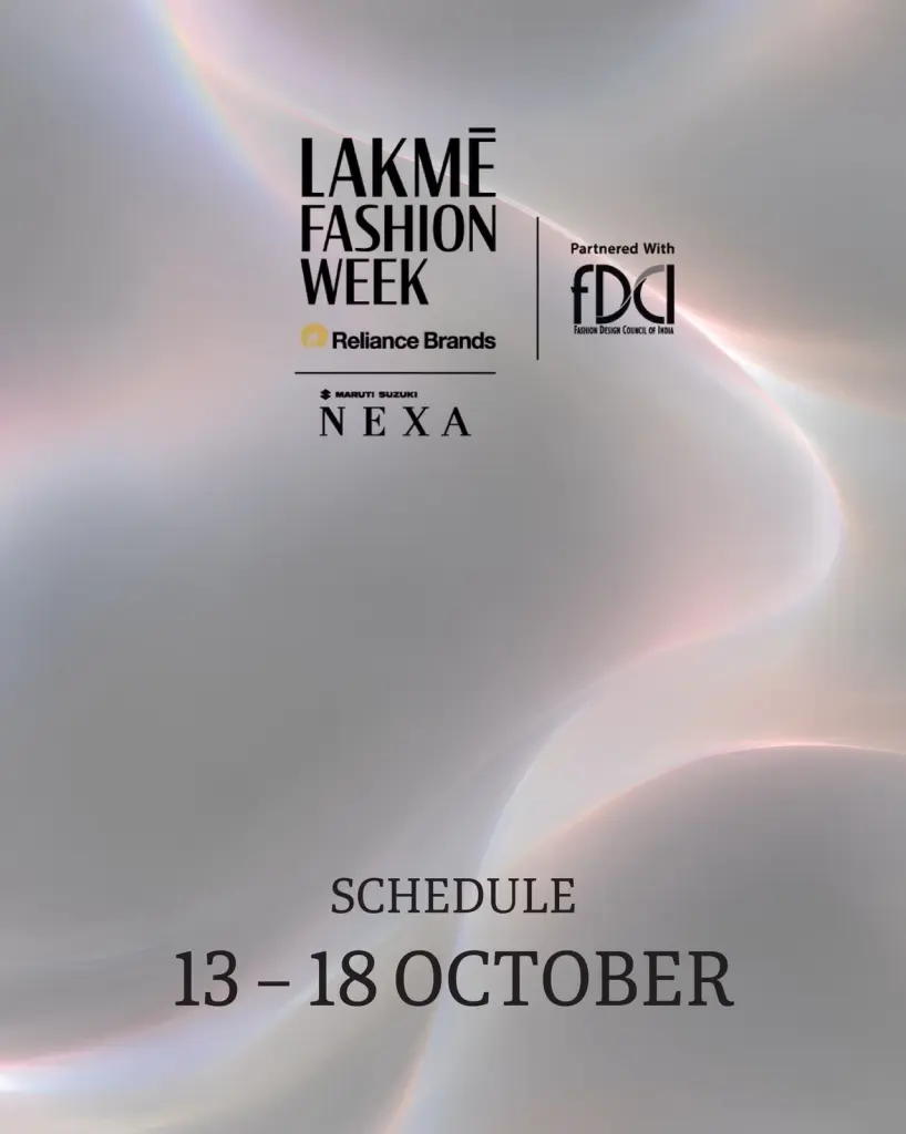 Lakmé Fashion Week x FDCI October 2026: Delhi Schedule