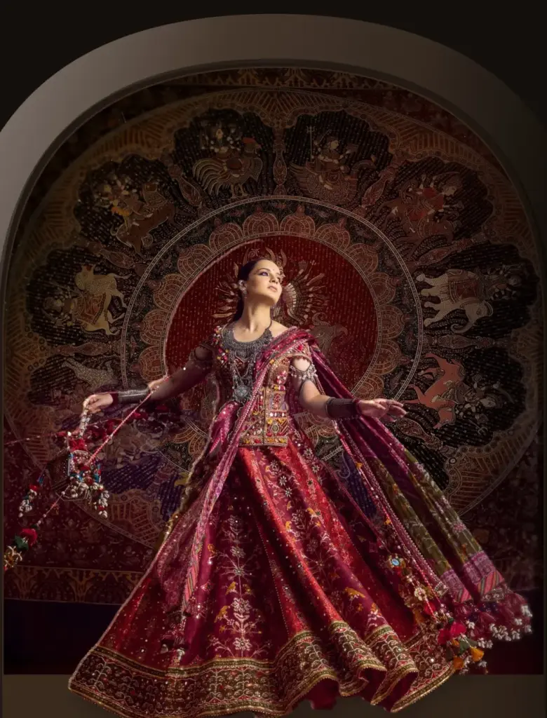 Kangana Ranaut in Torani Lehenga for Navratri Celebrations 2026