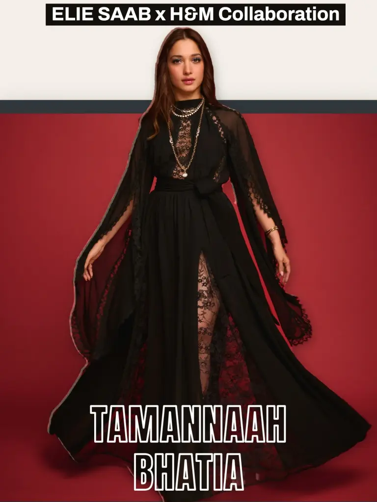 Tamannaah Bhatia ELIE SAAB x H&M Collaboration
