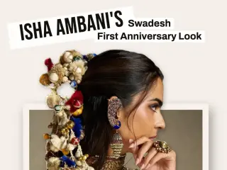 Isha Ambani’s Look at Swadesh’s First Anniversary Celebration