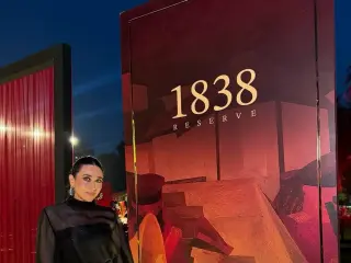 Karisma Kapoor Embraces Dark Floral Glamour at the 1838 Reserve Launch