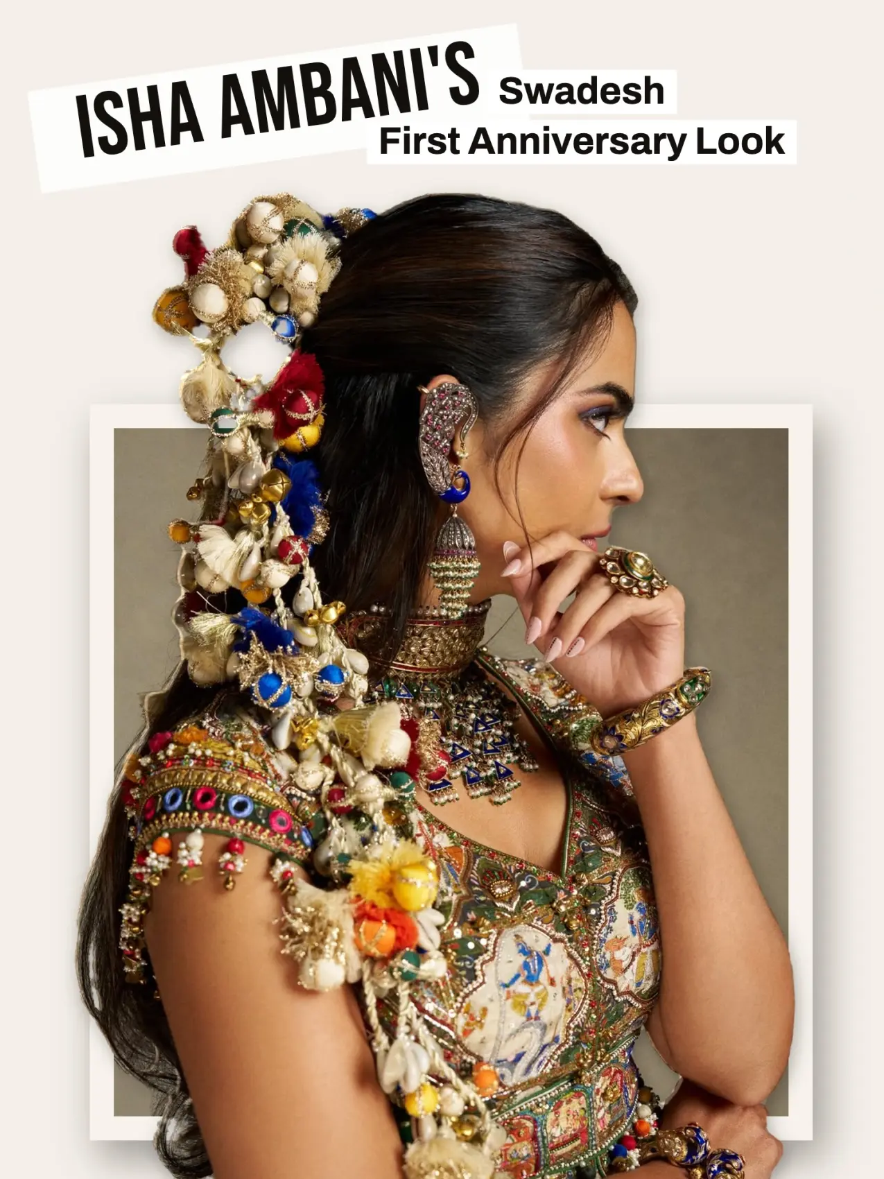 Isha Ambani’s Look at Swadesh’s First Anniversary Celebration